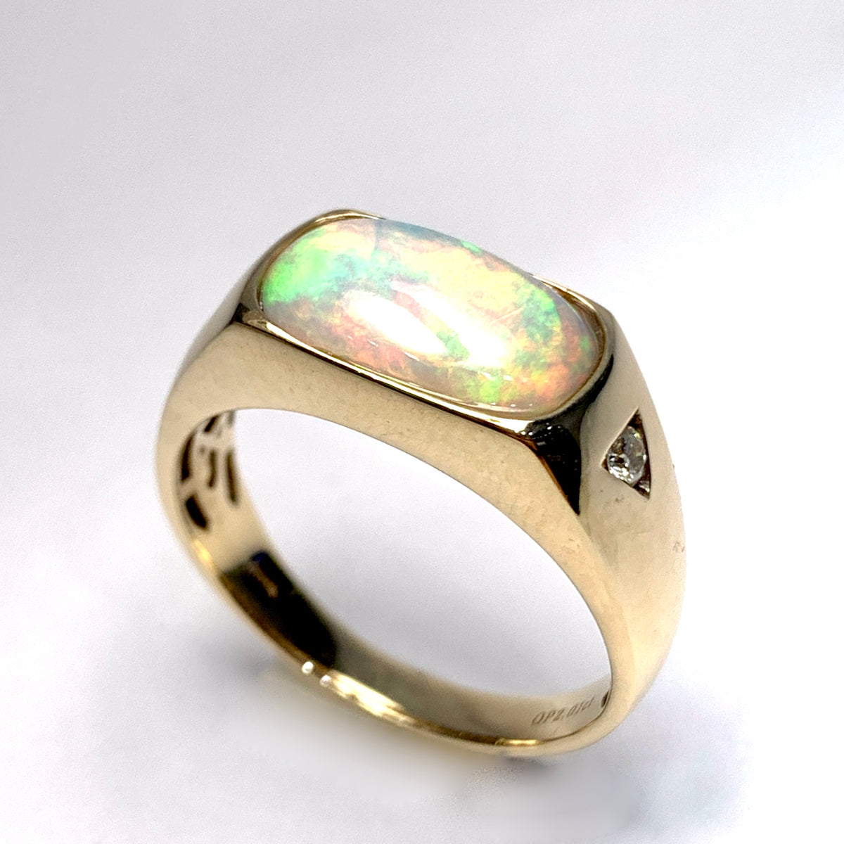 Men's opal rings hotsell