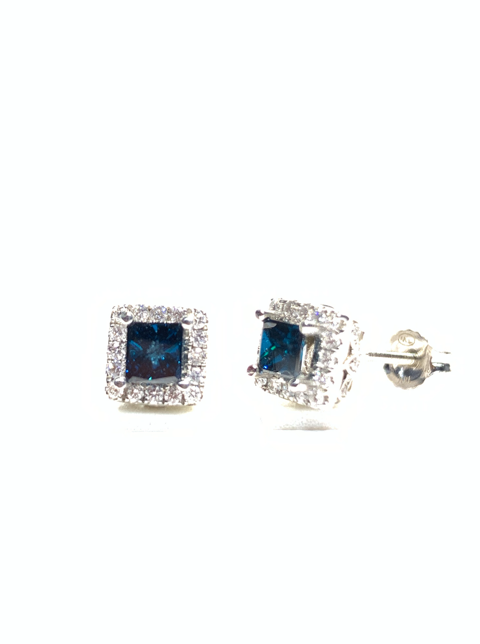 BLUE DIAMOND EARRINGS