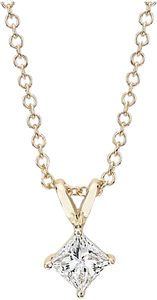 PRINCESS CUT DIAMOND PENDANT
