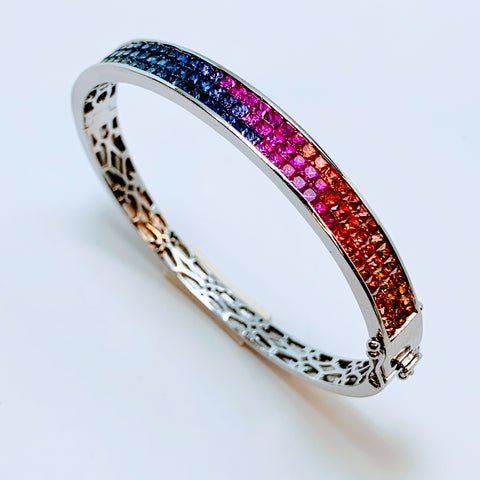 MULTICOLOR SAPPHIRE BRACELET