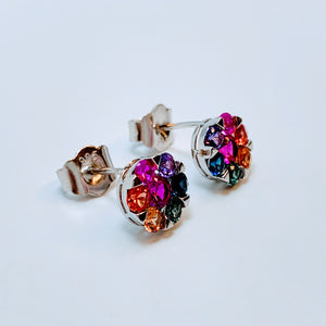 MULTICOLOR SAPPHIRE EARRINGS