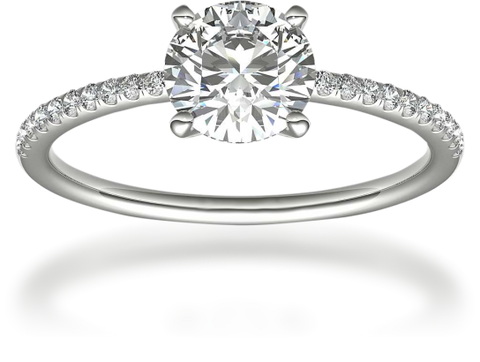 ROUND CUT DIAMOND RING