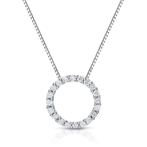 CIRCLE OF LIFE DIAMOND PENDANT