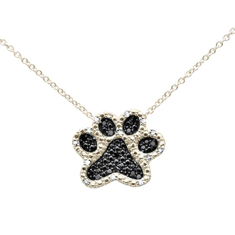Diamond dog 2025 paw necklace