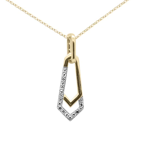 Yellow Gold Diamond Forzatina Style Pendant