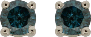 BLUE DIAMOND EARRING