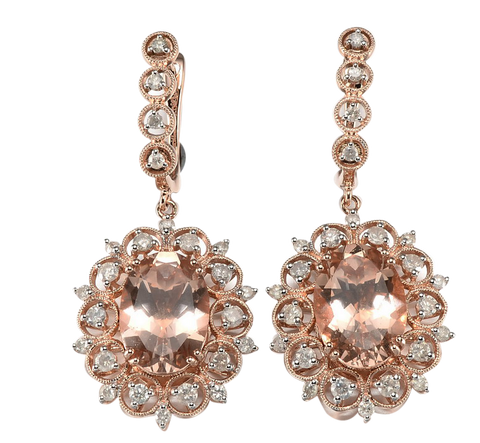 MORGANITE EARRING