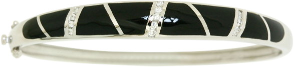 BLACK ONYX BANGLE