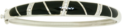 BLACK ONYX BANGLE