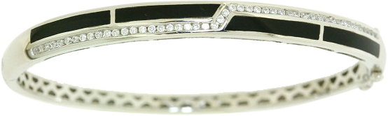 BLACK ONYX BANGLE