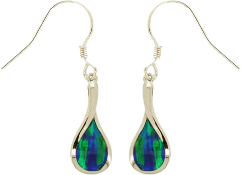 PEAR SHAPE GILSON OPAL EARRINGS