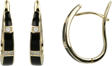 BLACK ONYX EARRINGS