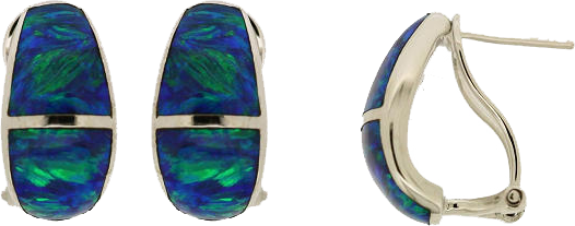 INLAY GILSON OPAL EARRINGS