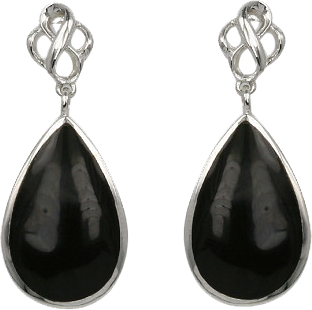 BLACK ONYX EARRINGS