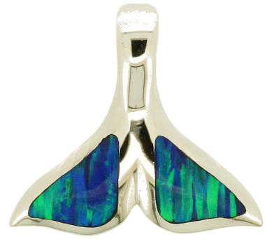 WHALE TAIL GILSON OPAL PENDANT