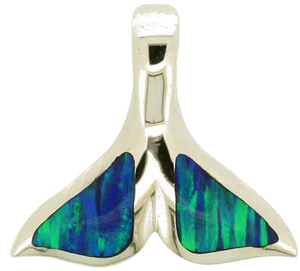 WHALE TAIL GILSON OPAL PENDANT