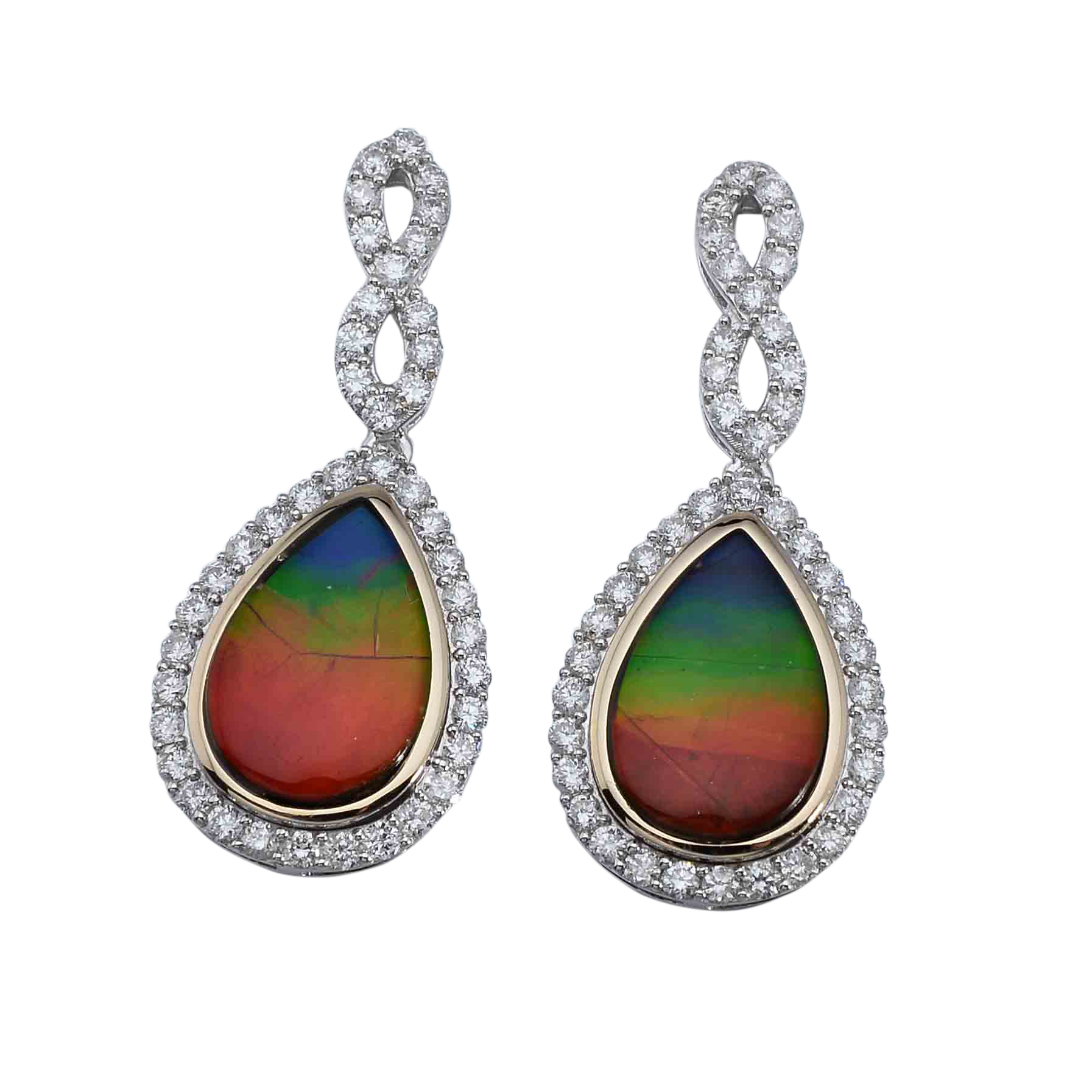 AMMOLITE EARRING