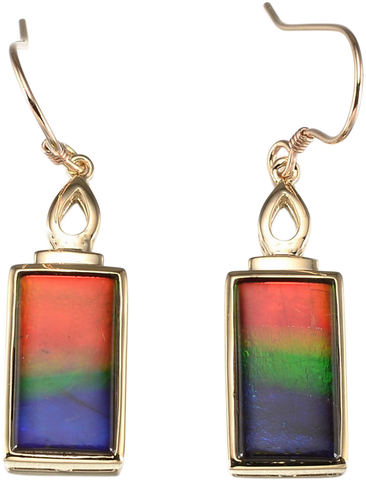 AMMOLITE EARRING