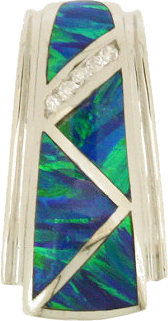 INLAY SHAPE GILSON OPAL PENDANT