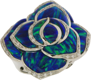 FLOWER GILSON OPAL RING