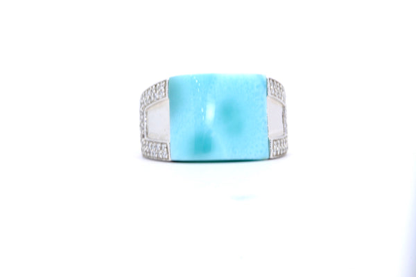 BOLD AND BEAUTIFUL LARIMAR RING
