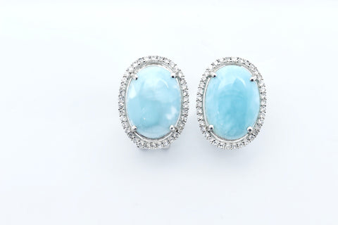 STUNNING LARIMAR EARRINGS
