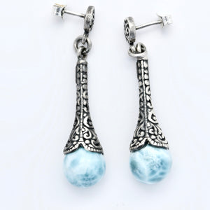 BALI LARIMAR EARRINGS NAYA COLLECTION