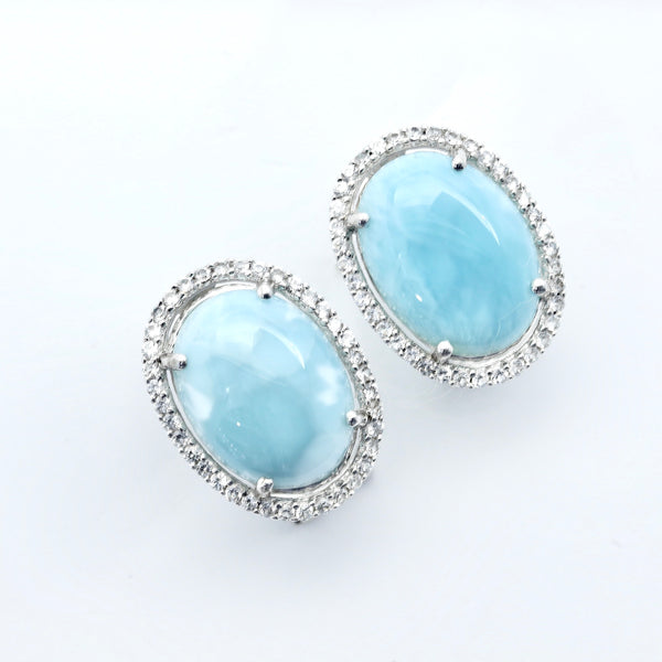 STUNNING LARIMAR EARRINGS