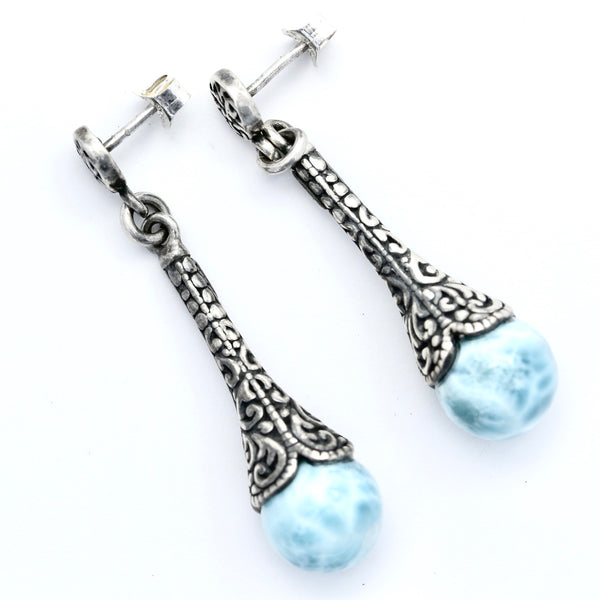 BALI LARIMAR EARRINGS NAYA COLLECTION
