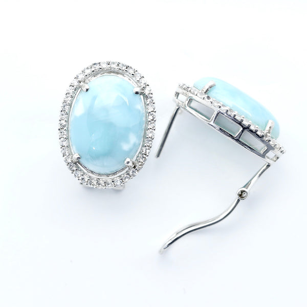 STUNNING LARIMAR EARRINGS