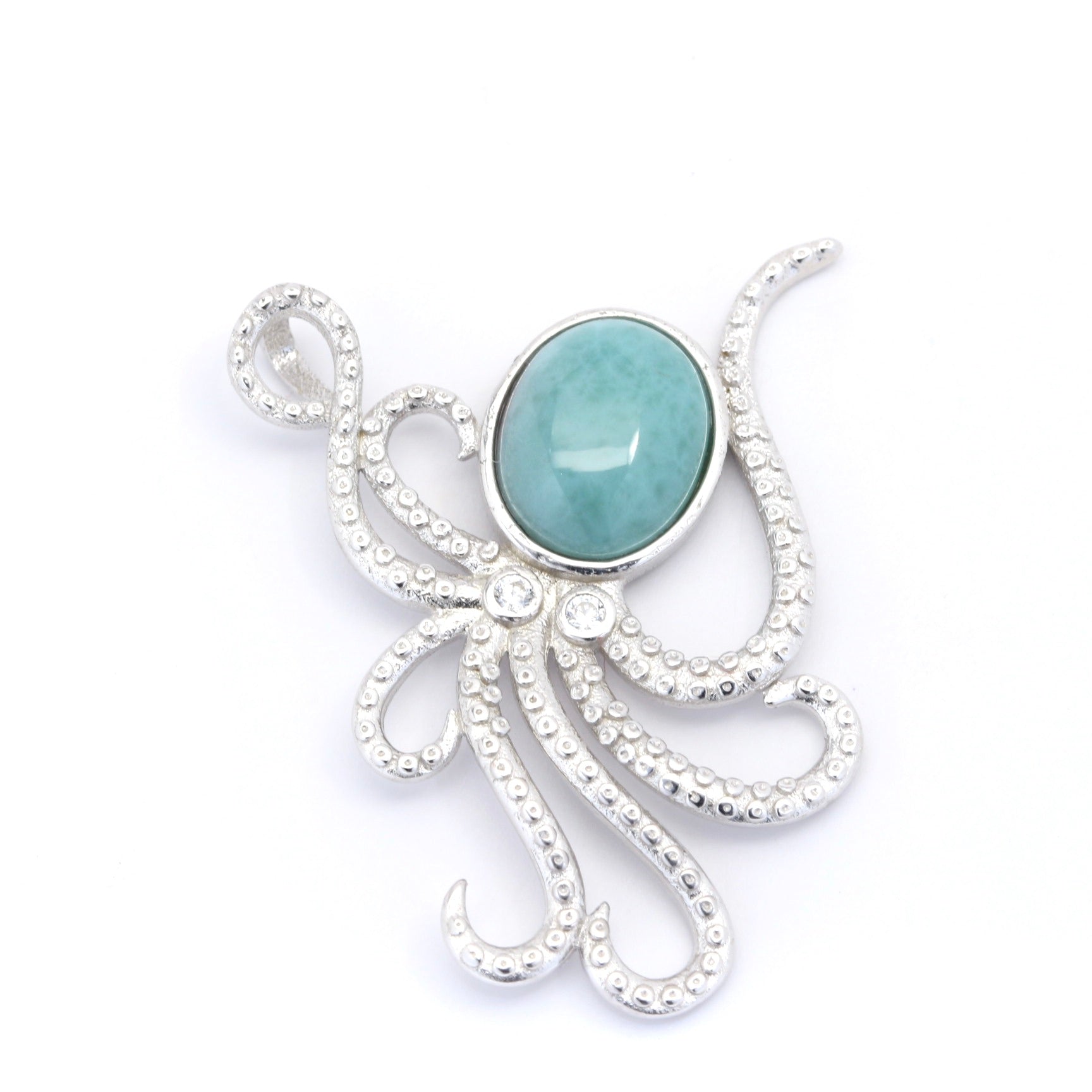 Larimar octopus pendant deals