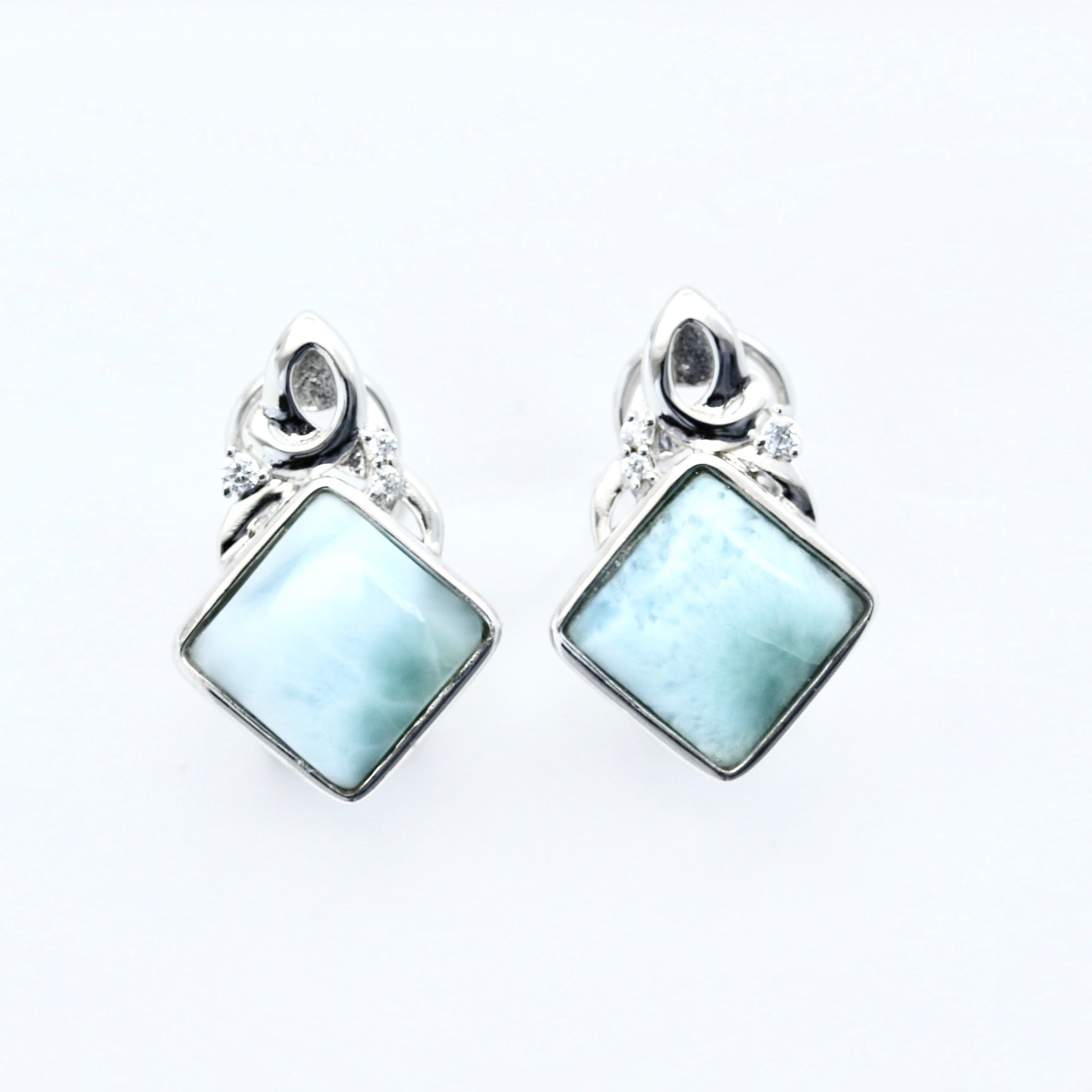 LARIMAR EARRINGS