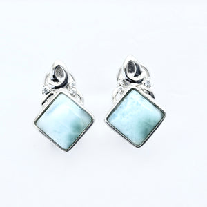 LARIMAR EARRINGS