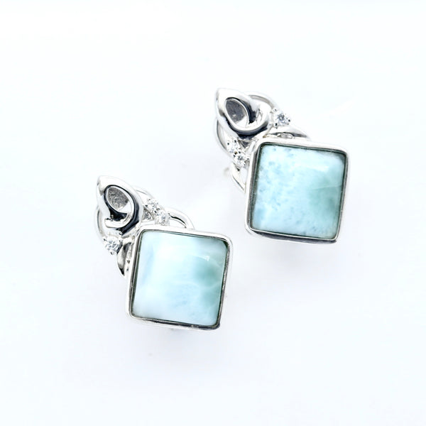 LARIMAR EARRINGS