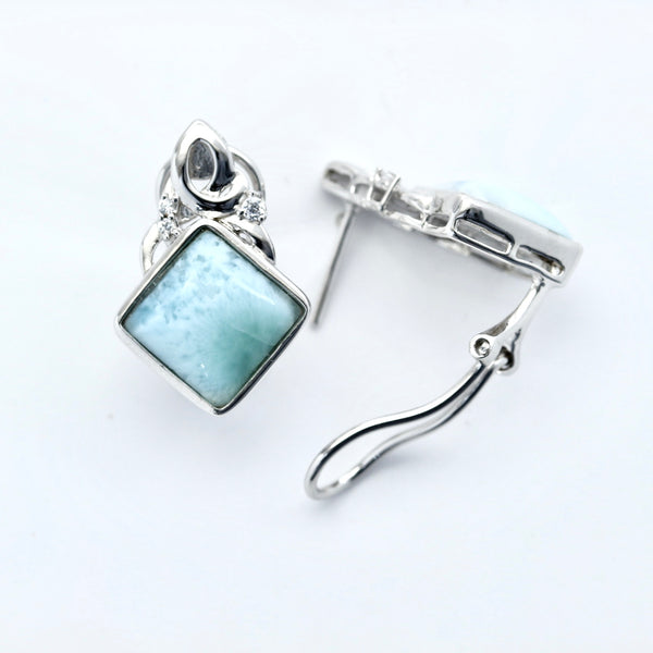 LARIMAR EARRINGS