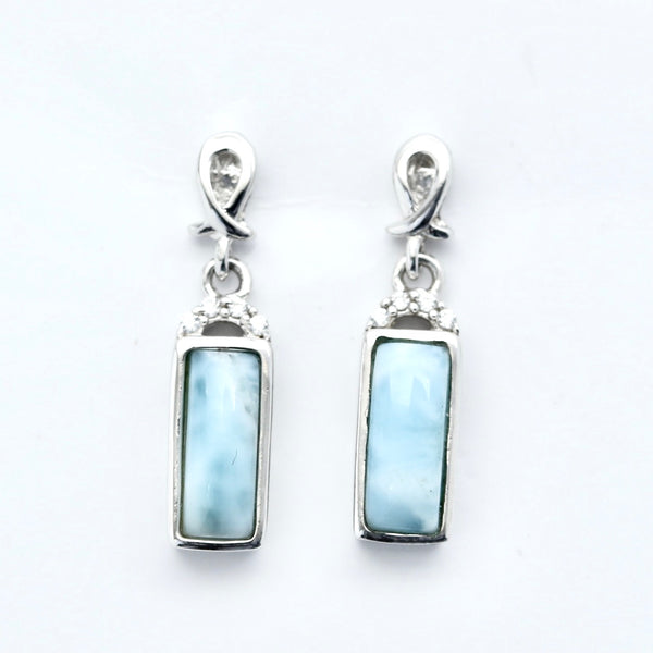 BEAUTIFUL LARIMAR EARRINGS