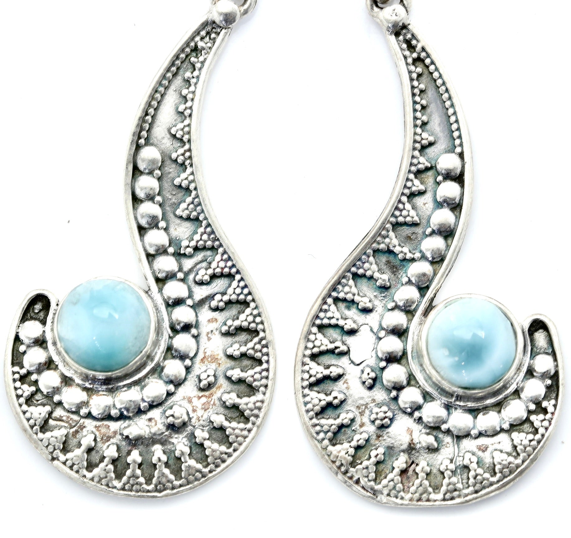 BALI LARIMAR EARRINGS NAYA COLLECTION