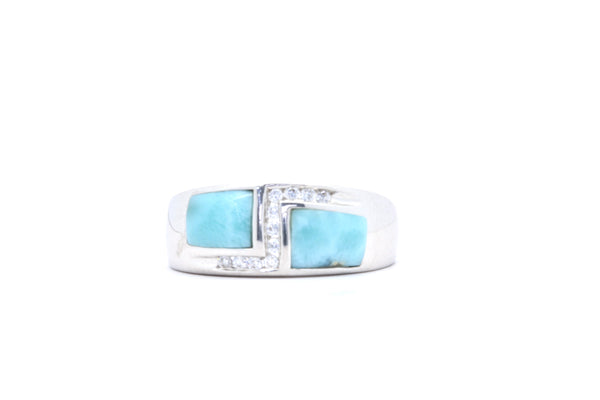 STATEMENT LARIMAR INLAY  RING