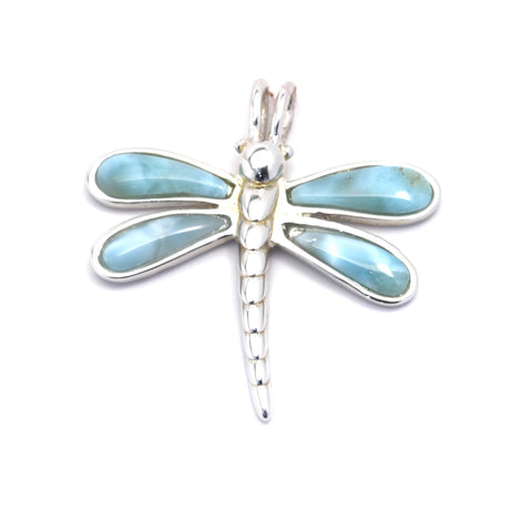 DRAGONFLY LARIMAR PENDANT