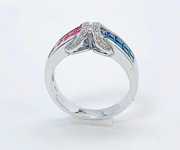 MULTICOLOR SAPPHIRE RING