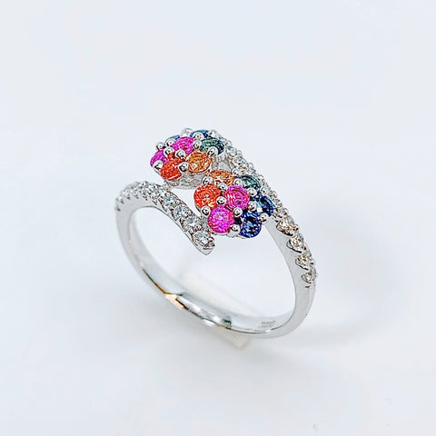 MULTICOLOR SAPPHIRE RING
