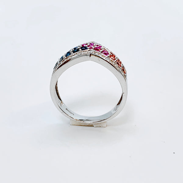 MULTICOLOR SAPPHIRE RING