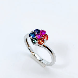 MULTICOLOR SAPPHIRE RING