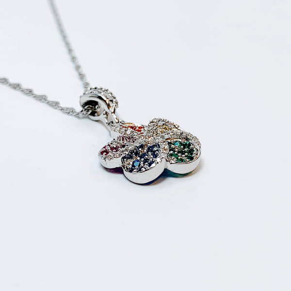 MULTICOLOR SAPPHIRE PENDANT