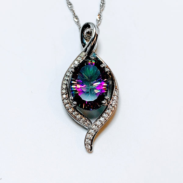 CARIBBEAN TOPAZ PENDANT
