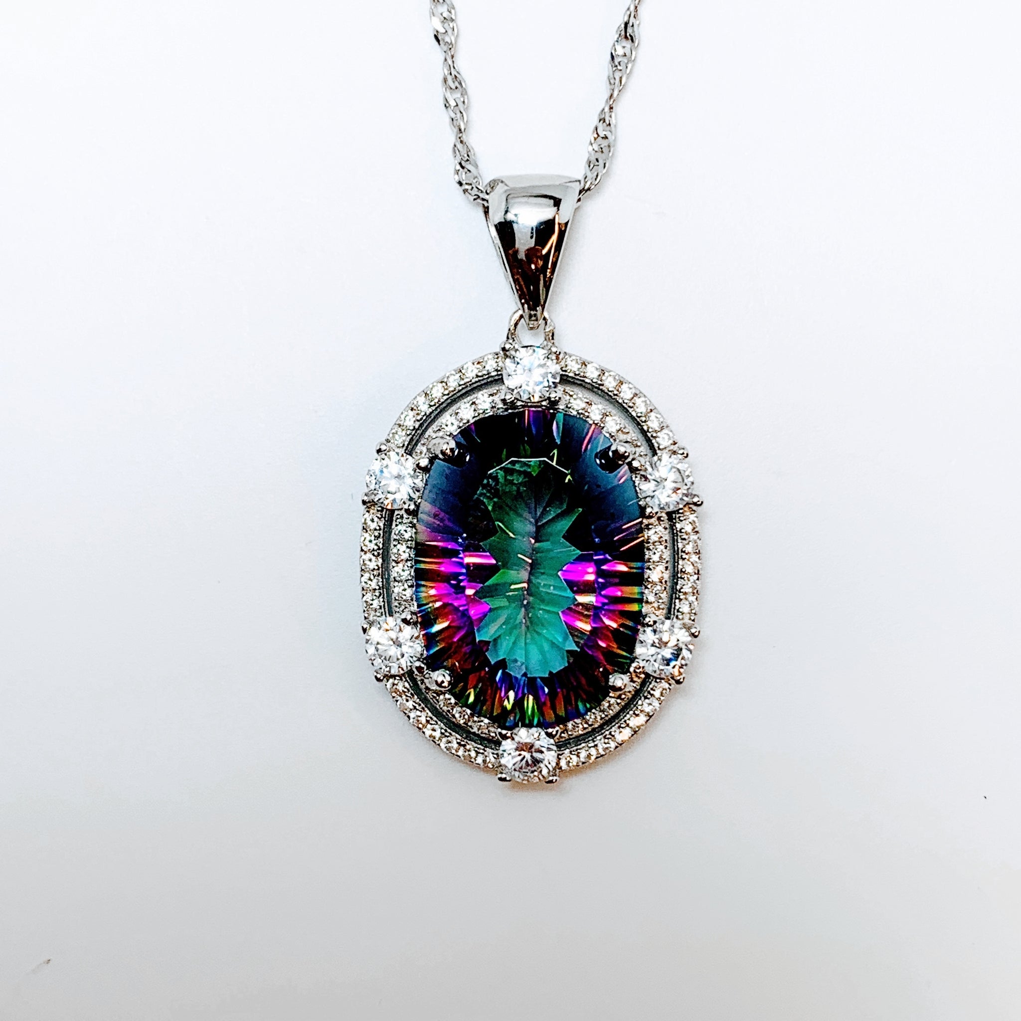 CARIBBEAN TOPAZ PENDANT