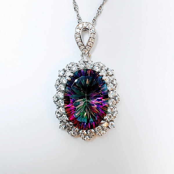 CARIBBEAN TOPAZ PENDANT