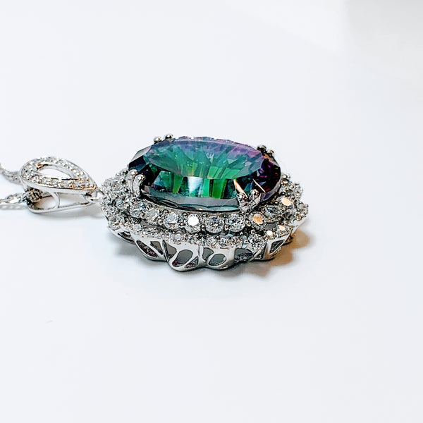 CARIBBEAN TOPAZ PENDANT