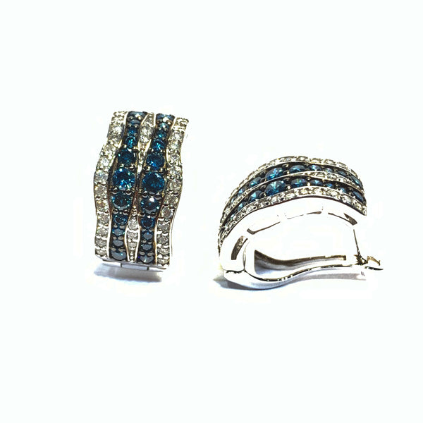 BLUE DIAMOND EARRINGS