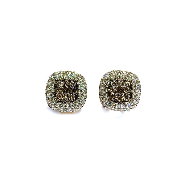 BROWN DIAMOND EARRINGS